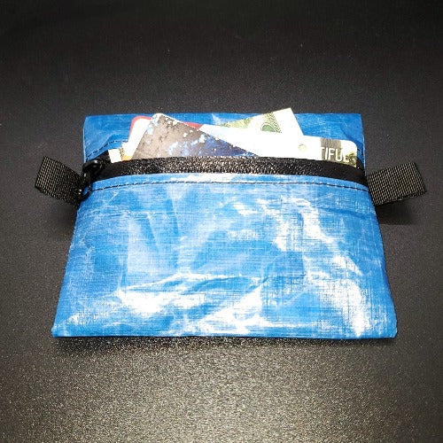 Ultralight Backpacking Trail Wallet - Dyneema Blue