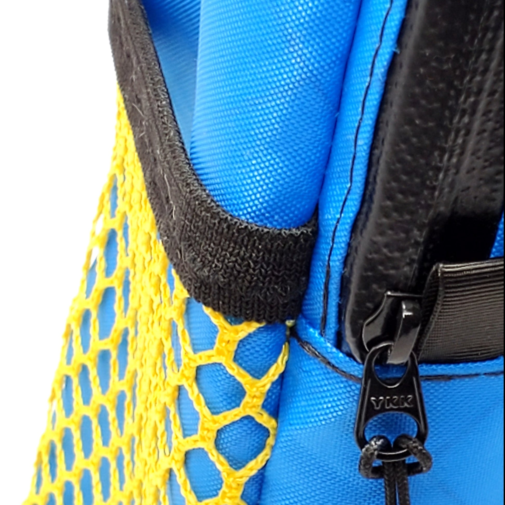 Bright blue hiking shoulder pouch
