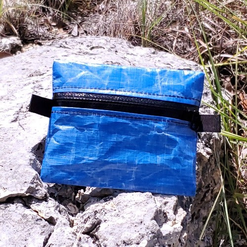 Ultralight Backpacking Trail Wallet - Dyneema Blue